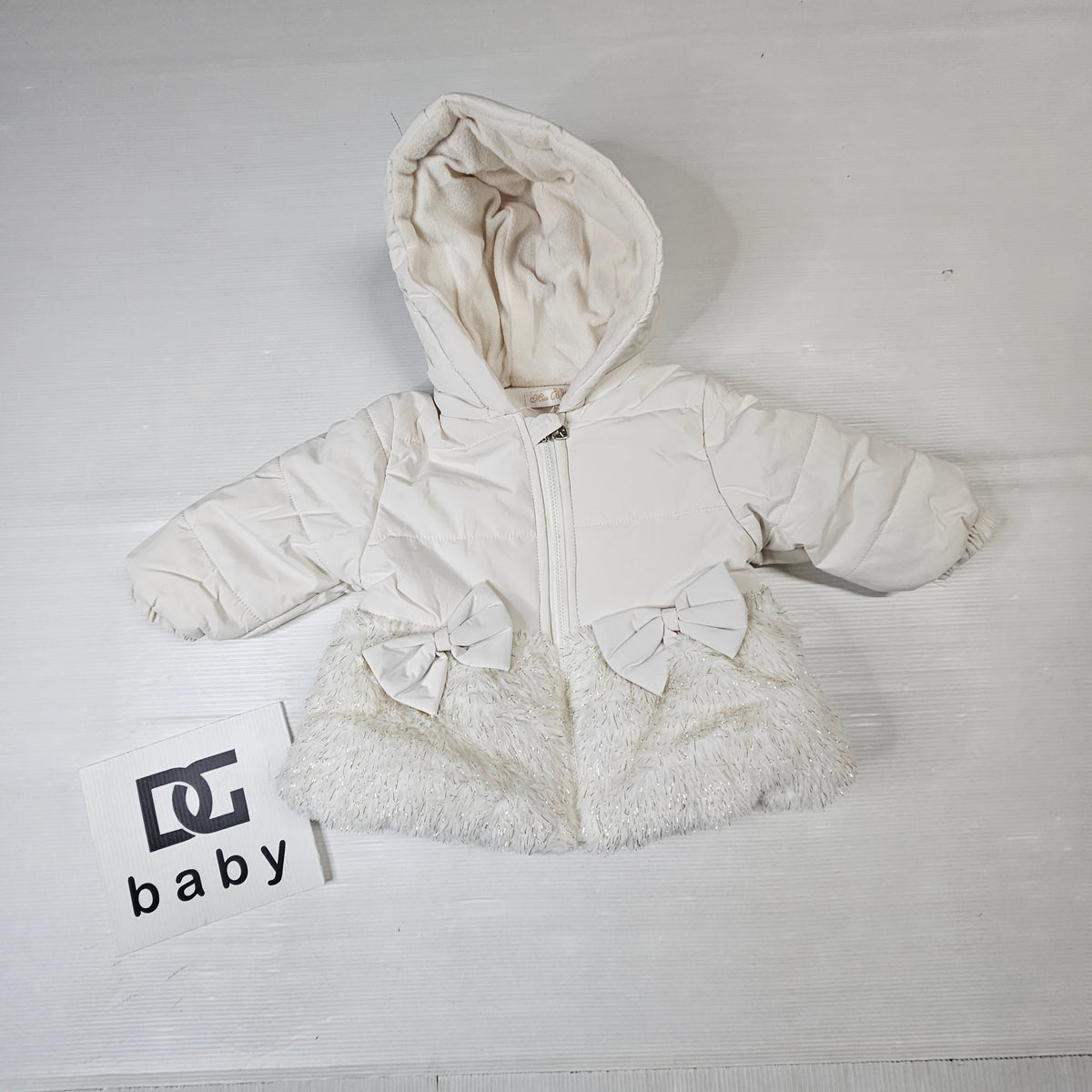 giubbotto cappottino Neonata Fiocco pelliccia