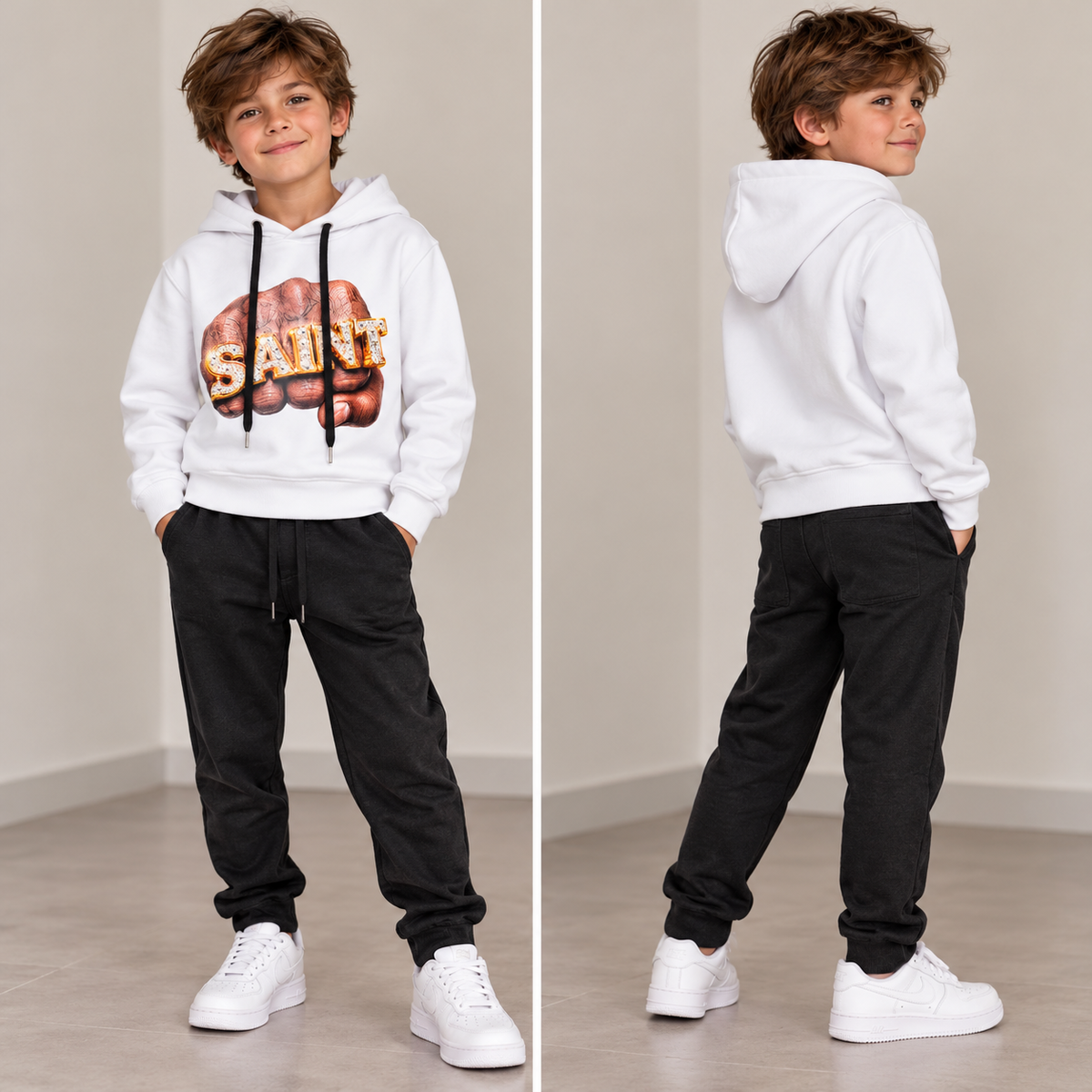 Completo Bambino Saint con Cappuccio