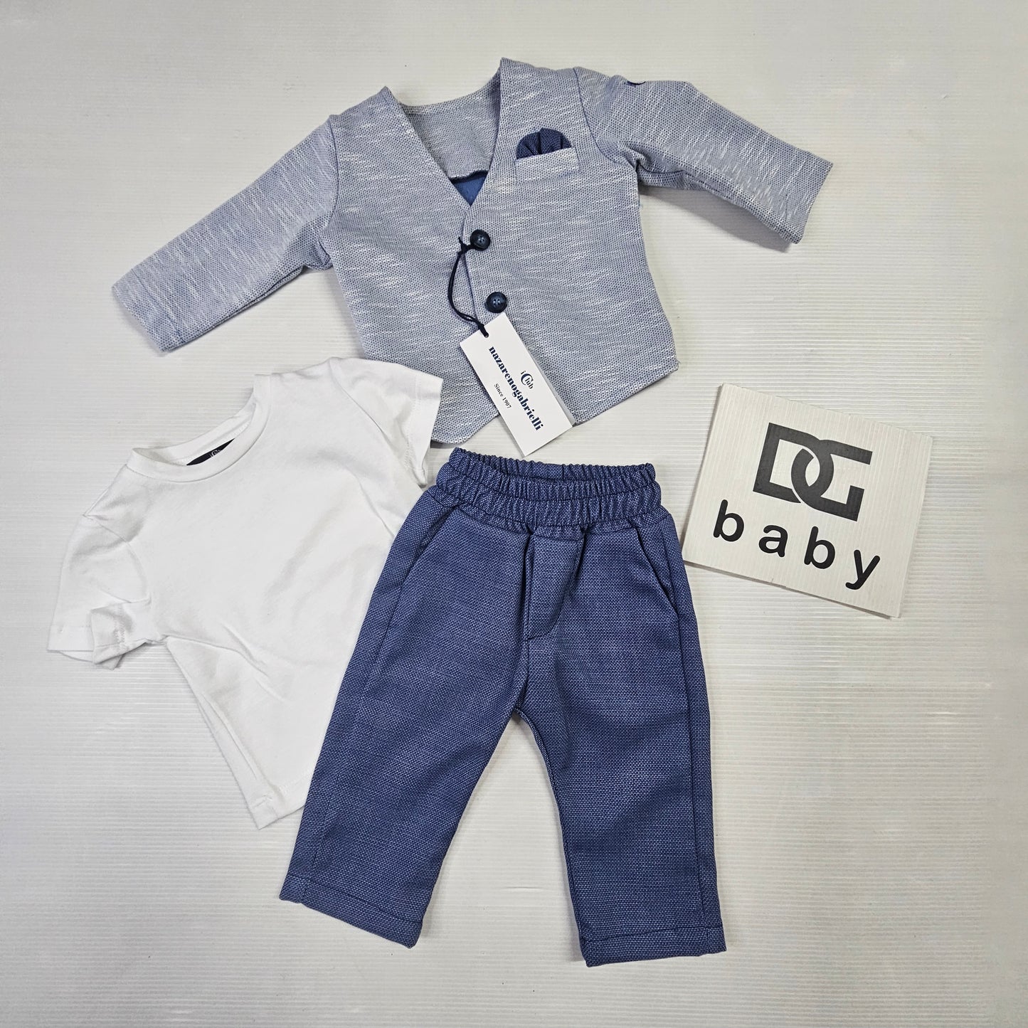 completo neonato AZZURRO