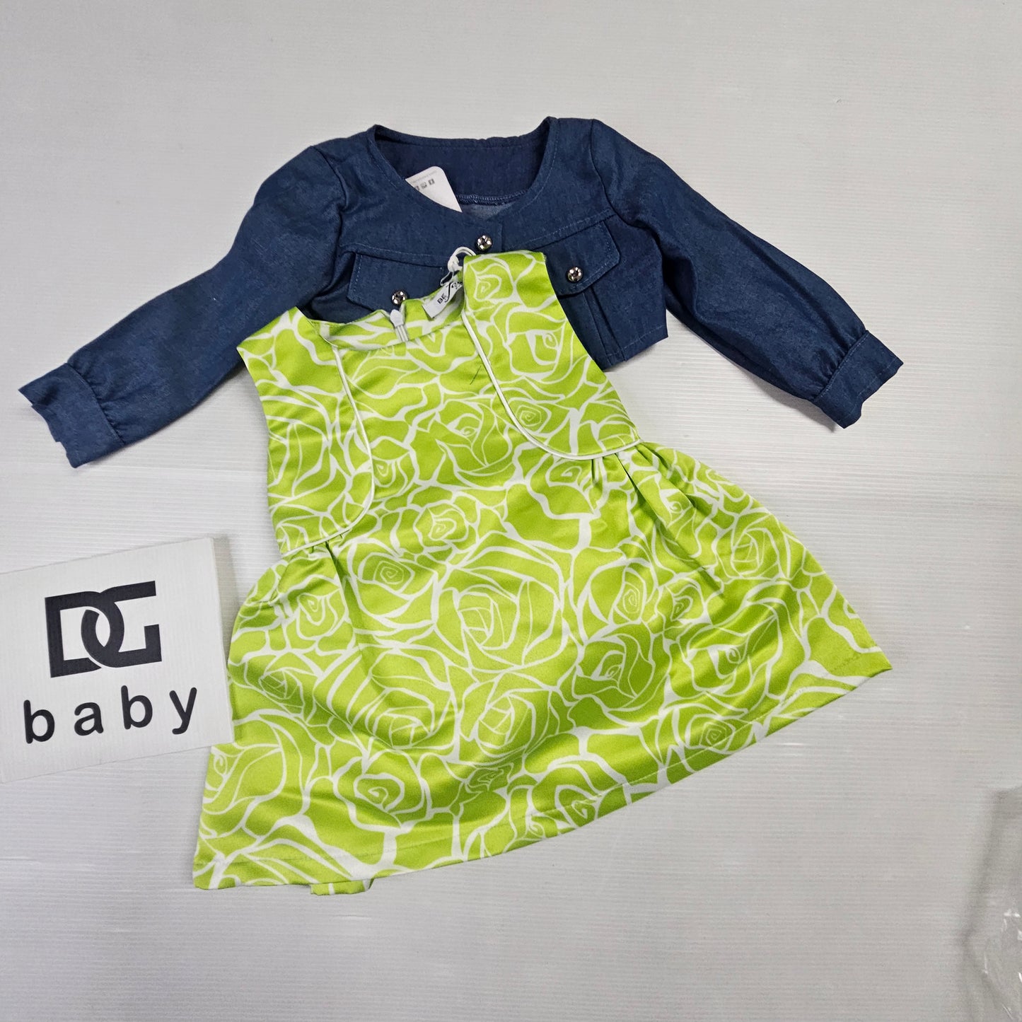 👗 Vestito Bambina Rose Denim