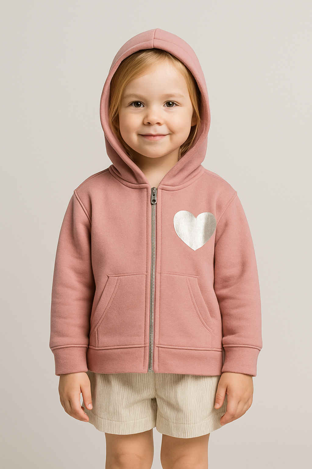 felpa bambina YFB34 ZIP