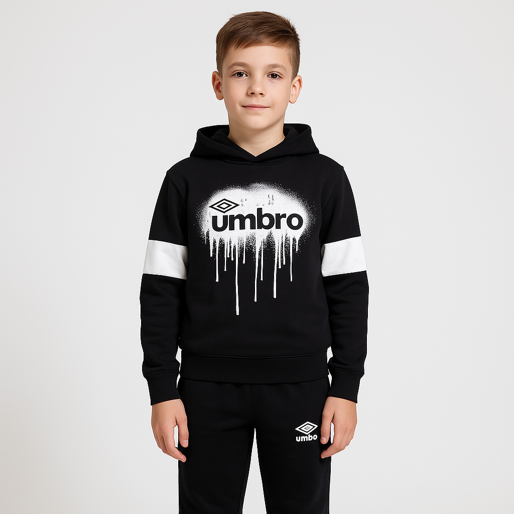 tuta UMBRO BLACK JUNIOR