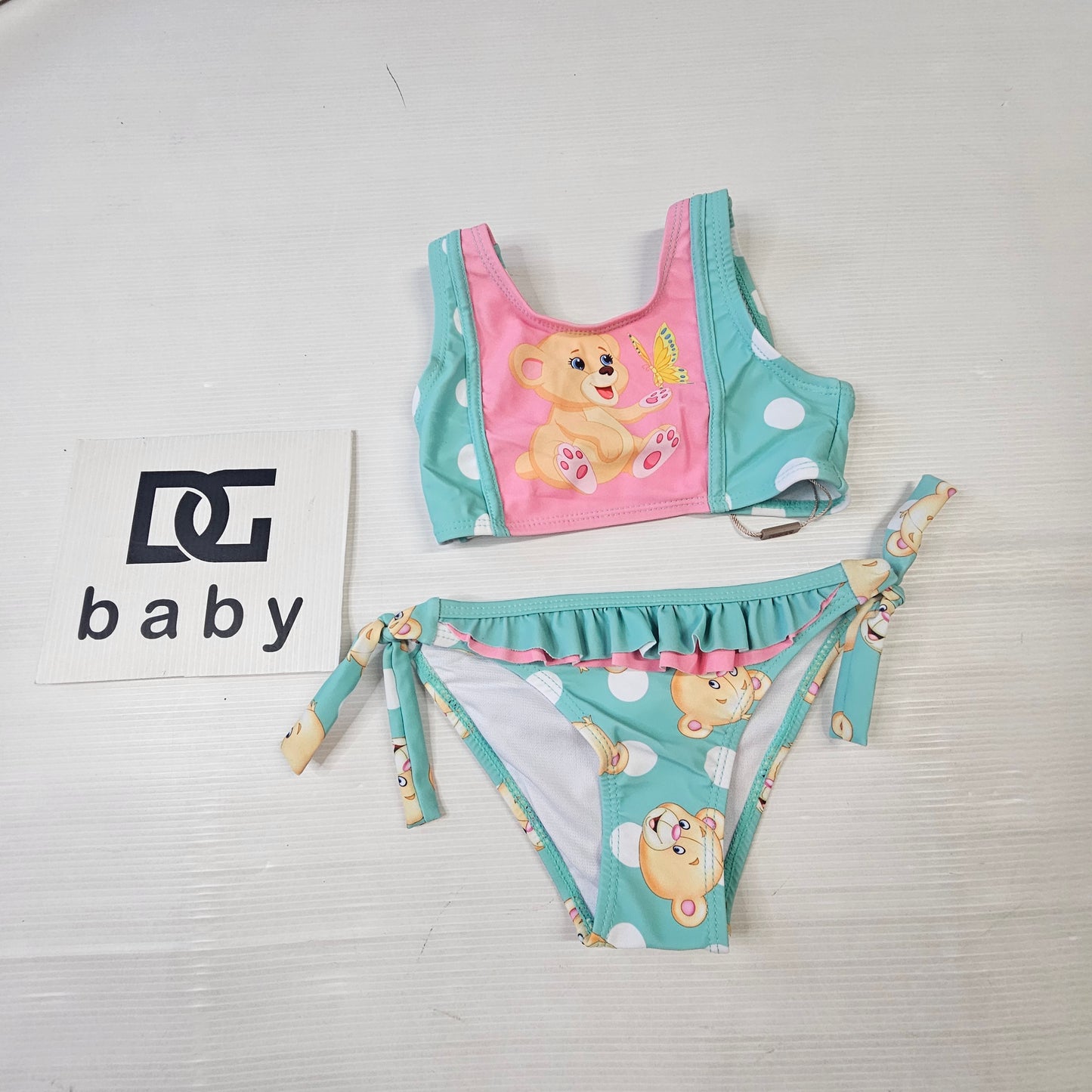 Costume Bikini Bambina Orsetto Colorato