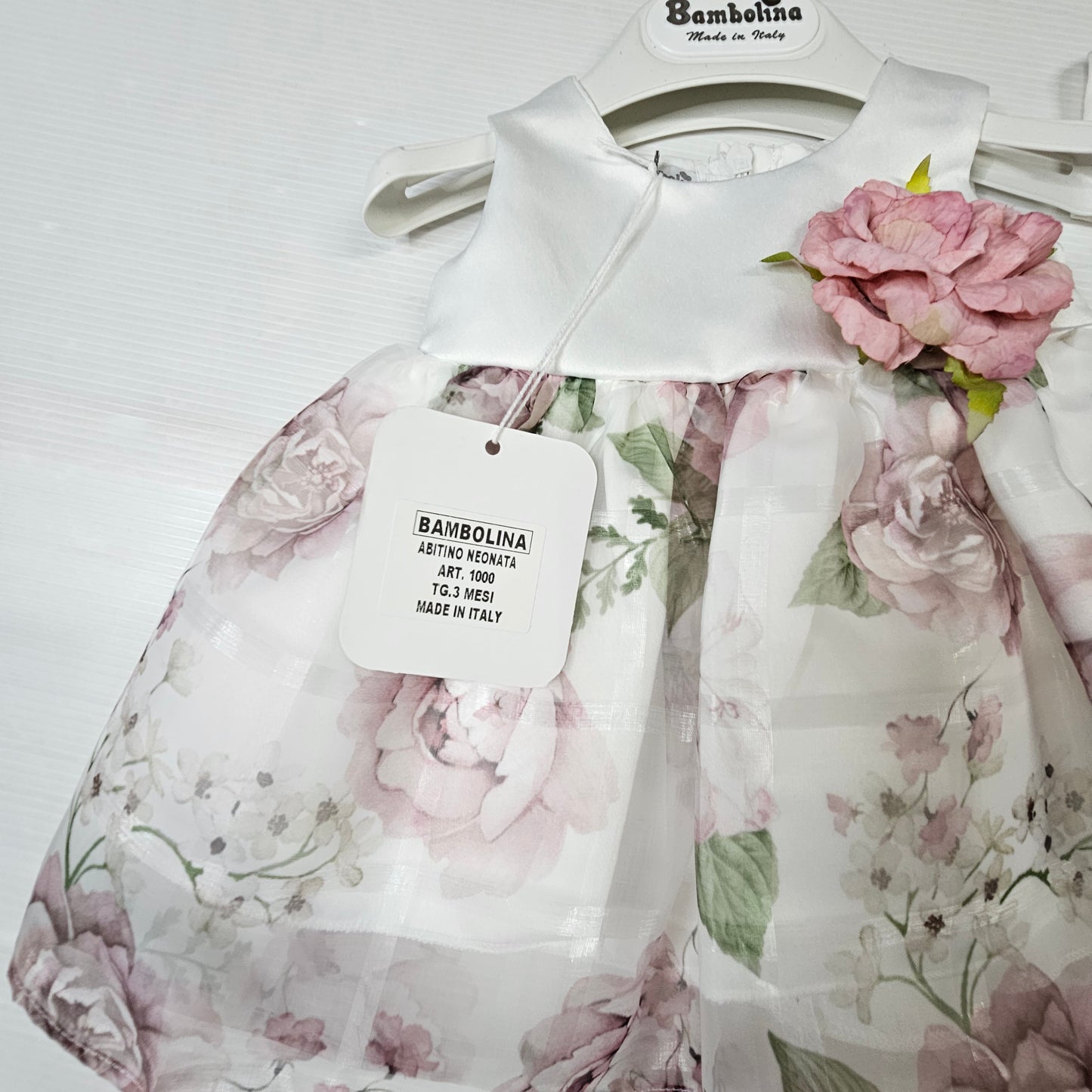 🌸 Abito Cerimonia Bimba 1000 con Coprispalle