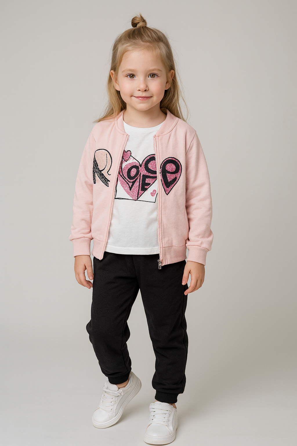 Tuta GLITTER Love 3 pezzi