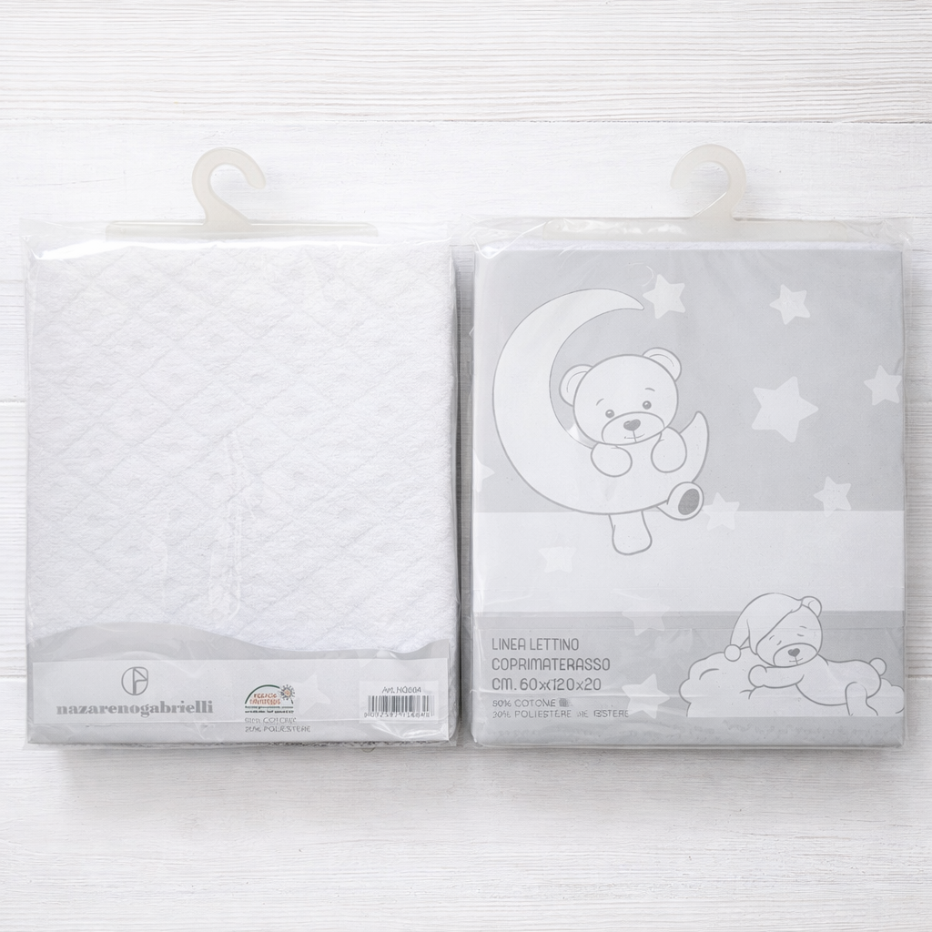 🛏️ Coprimaterasso Culla / Lettino 60×120 Nazareno Gabrielli