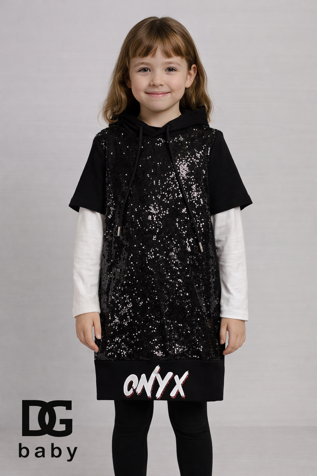 ✨ Abito Felpa ONYX con Paillettes ✨