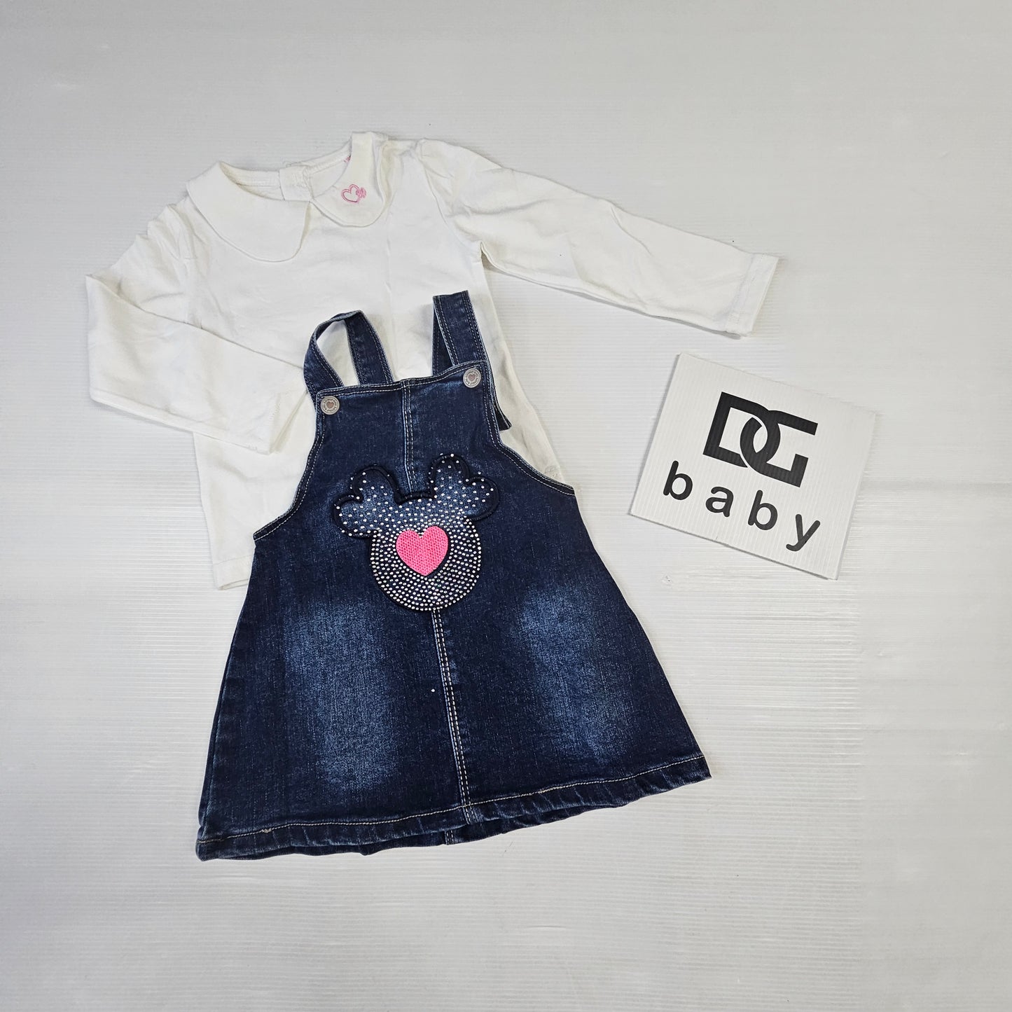 salopette neonata CUORE LOVE