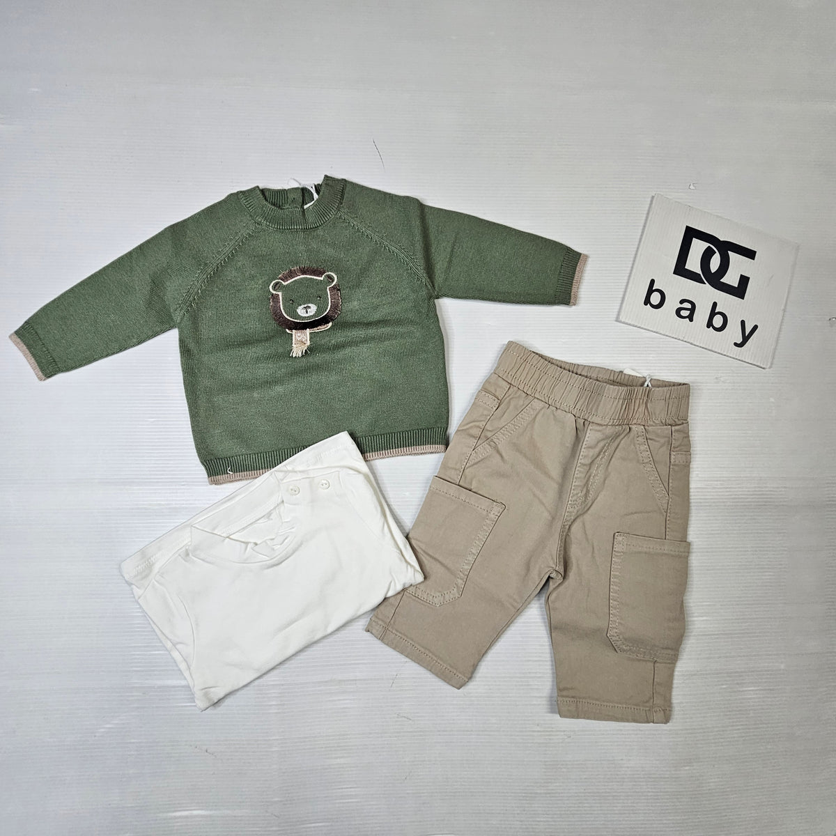 Completo Neonato Leoncino 3 Pezzi