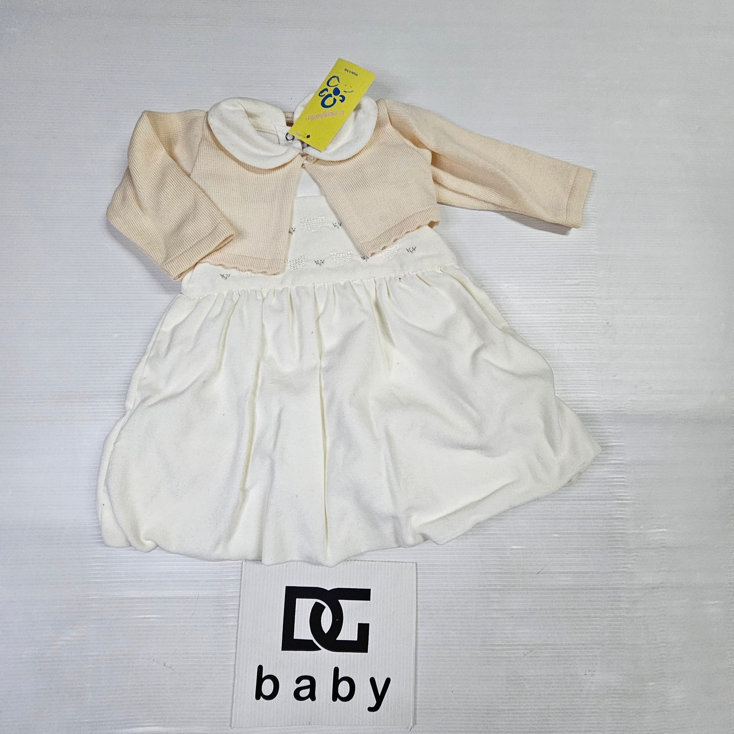👶 Vestina neonata con coprispalle – Art. 29581 🤍✨
