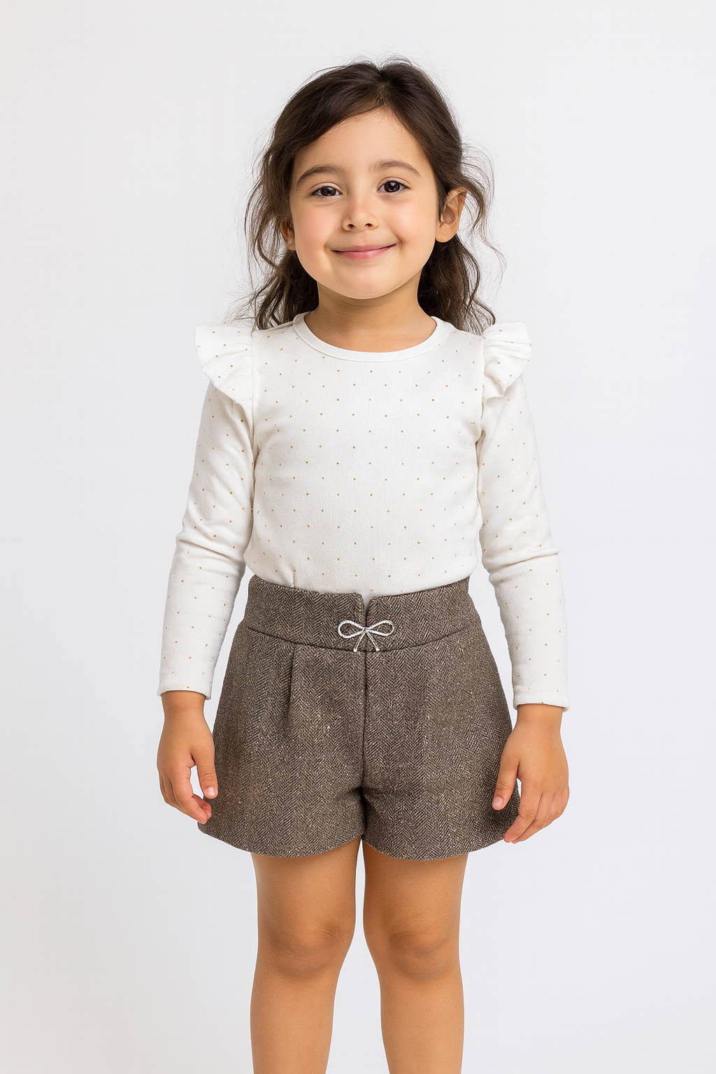 ✨ Completo Bimba Maglia e Shorts Chic