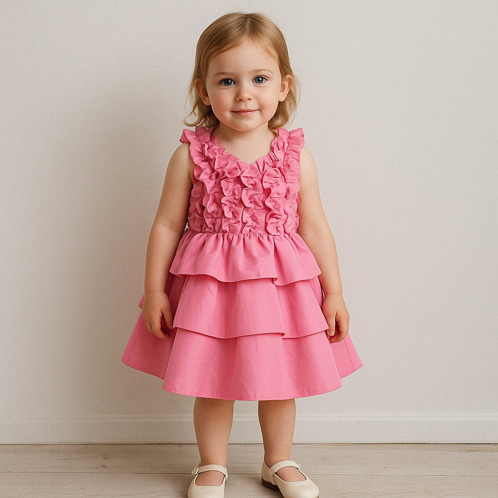 vestitino bambina TOB363 TOO BE TOO