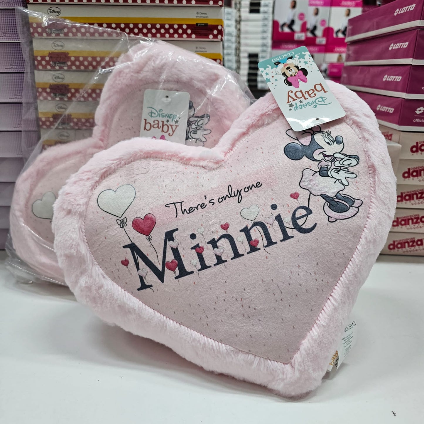 ๐ Cuscino a cuore Minnie Disney Baby ๐