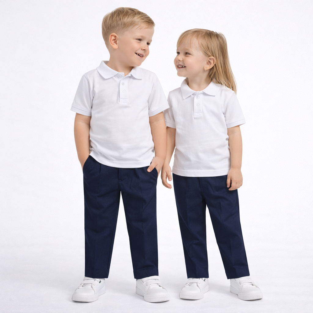 Polo mezza manica SCUOLA BIANCA