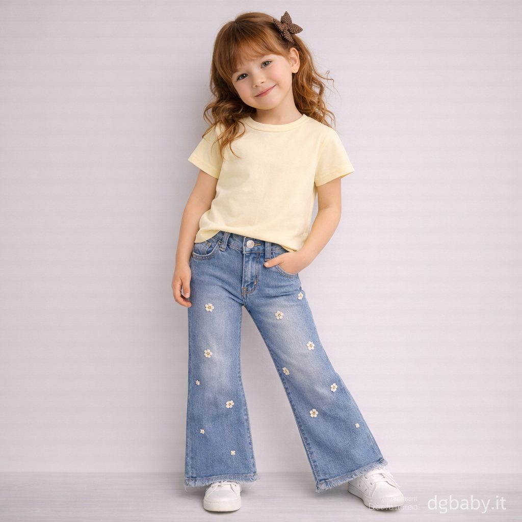 πβ¨ Jeans Bambina Perle Elegance