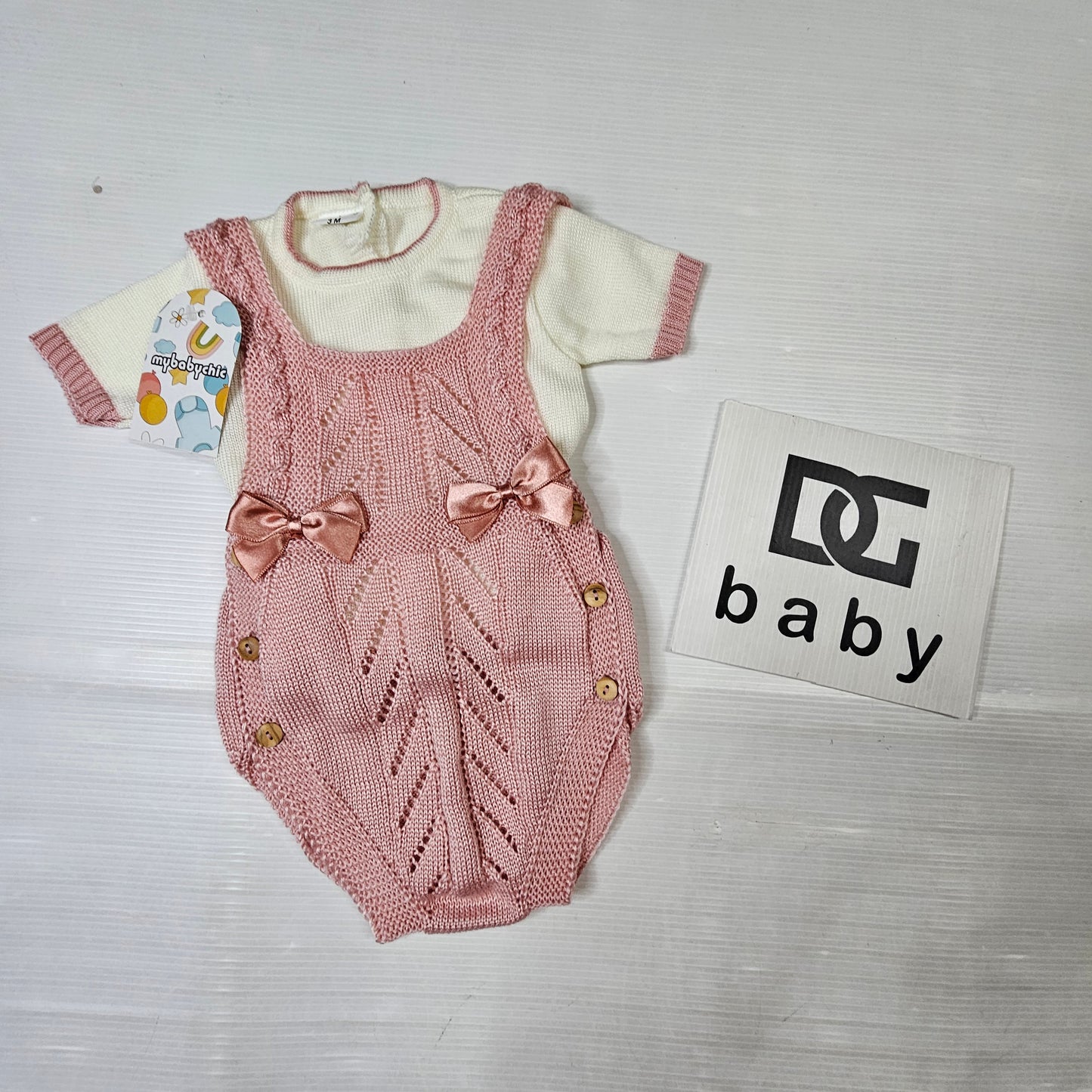 👶 Completo Neonato/a Tricot Elegance – Mybabychic Art.3105