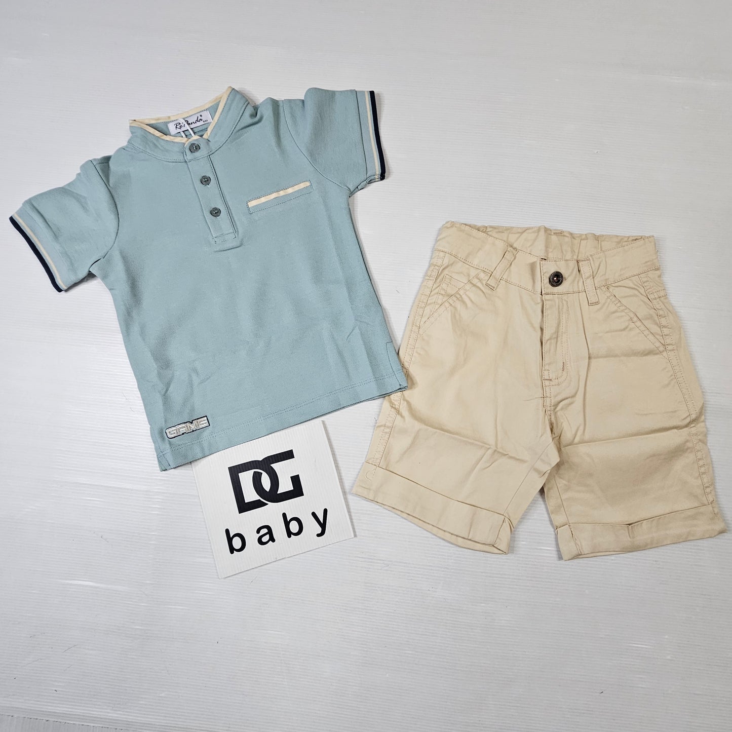 Completo bambino “Polo Summer” t-shirt polo + bermuda