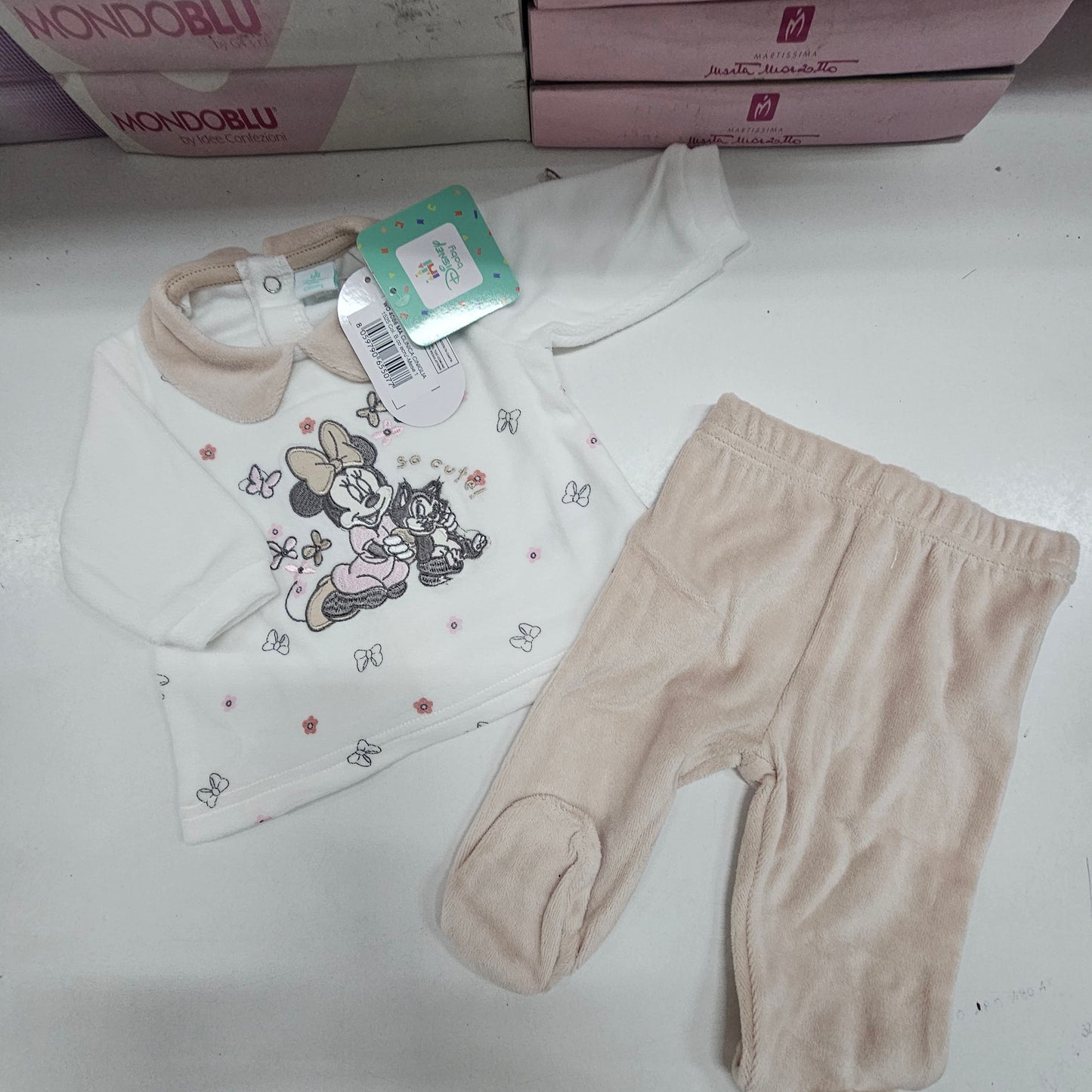 Completo Neonato Disney Minnie in Ciniglia WO4086