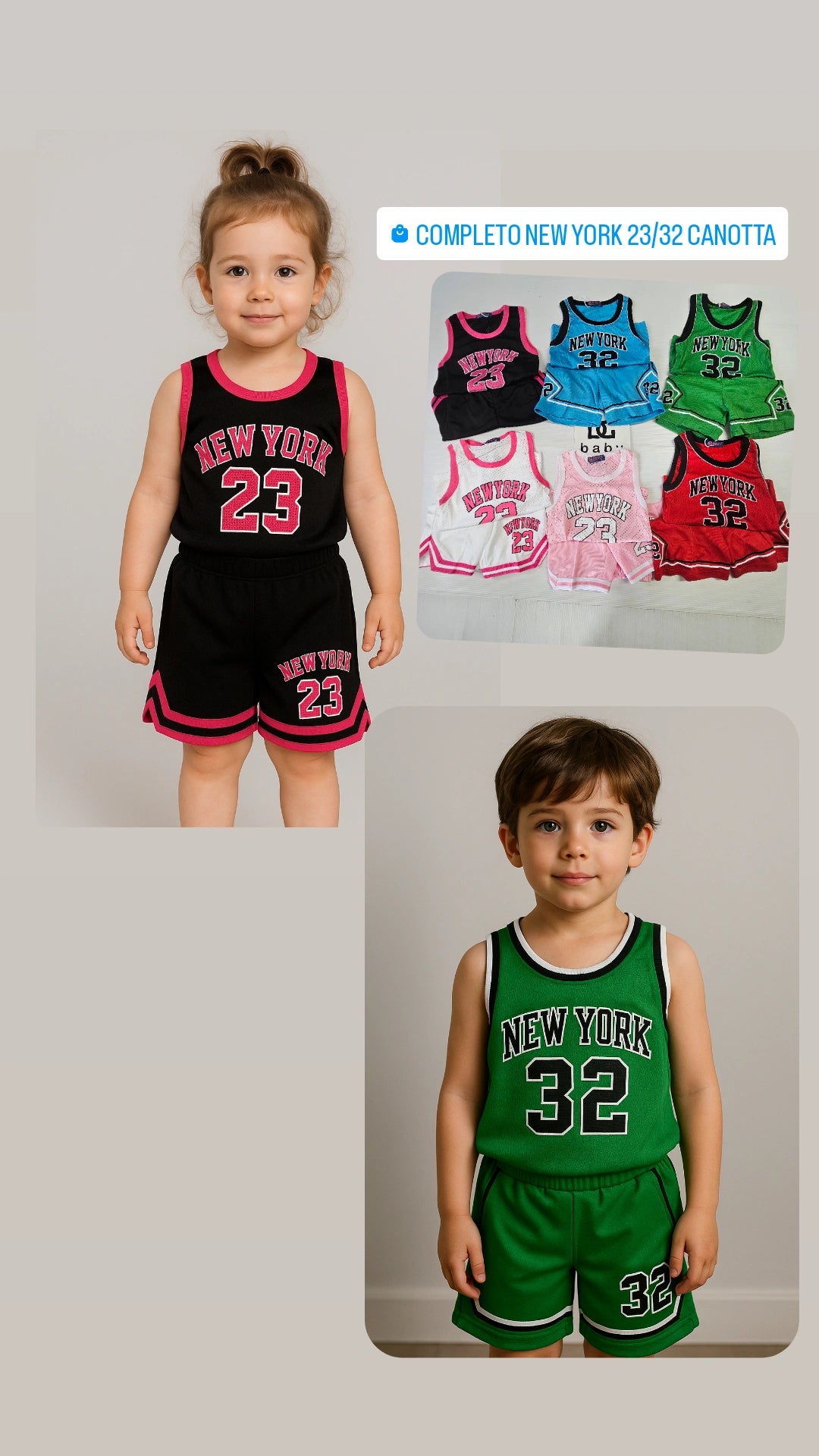 completo NEW YORK 23/32 CANOTTA