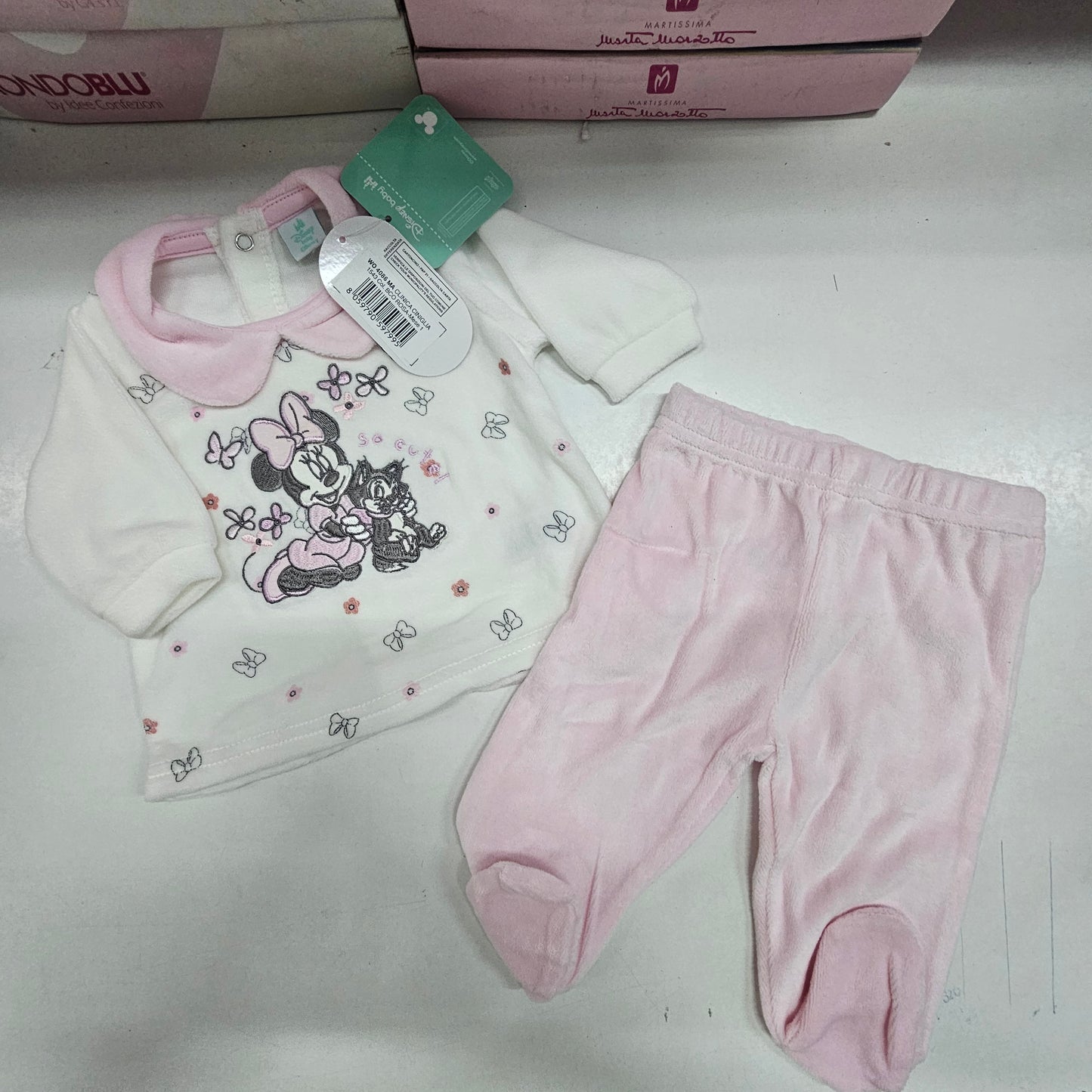 Completo Neonato Disney Minnie in Ciniglia WO4086