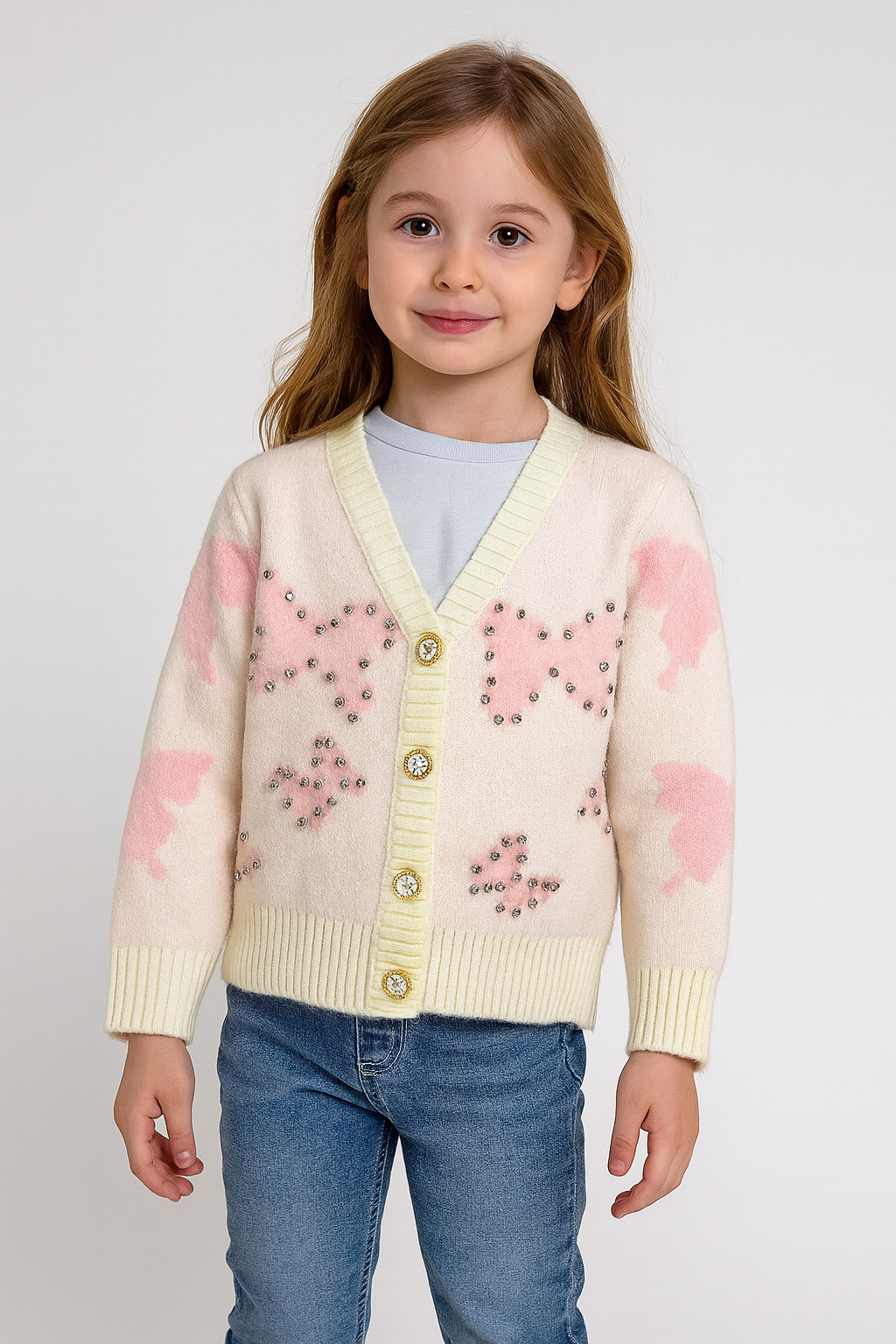 cardigan FARFALLE LANA