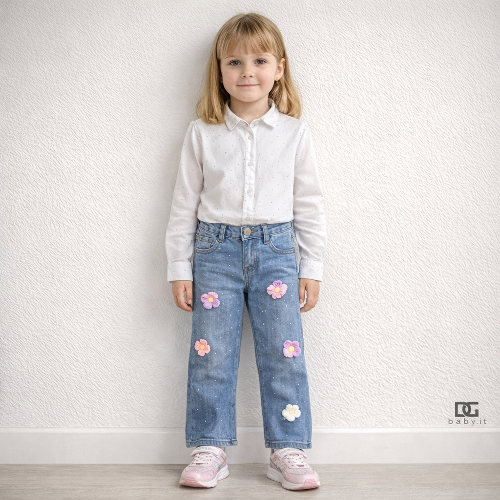 Jeans “Fiori di Luce” 🌸✨