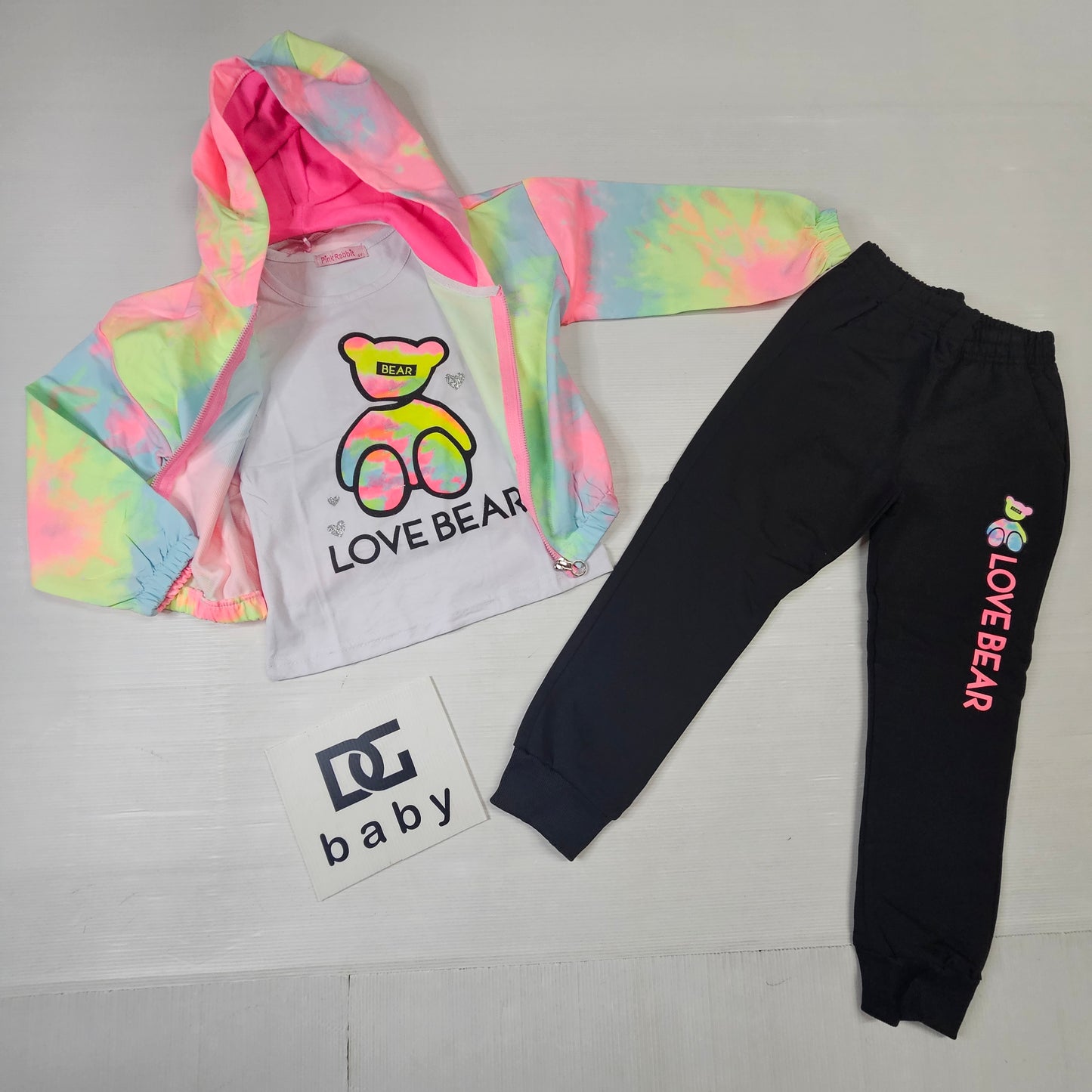 Completo Love Bear Pop – 3 Pezzi
