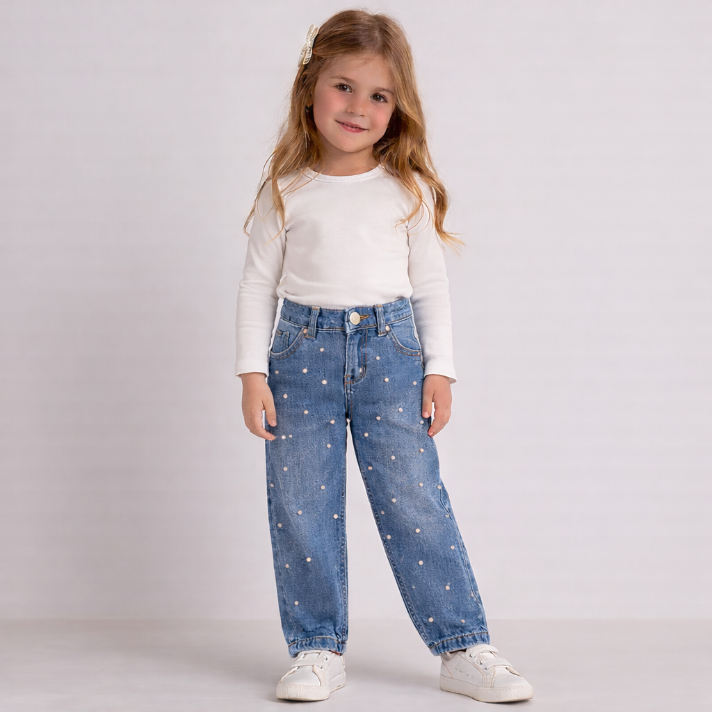 👖 Jeans Bambina Perla Chic Y-Clù