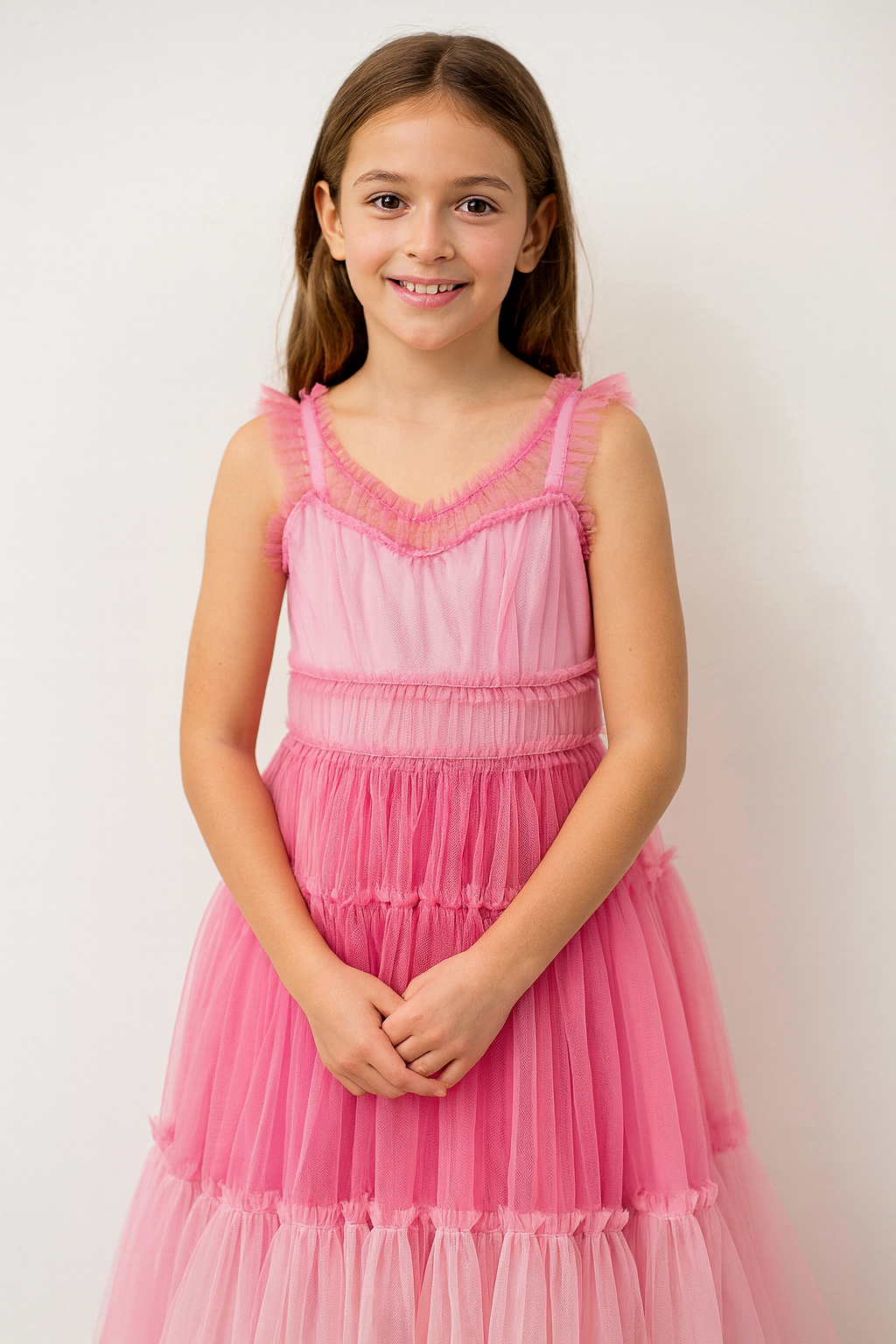 vestitino ragazza FUXIA Y-CLU