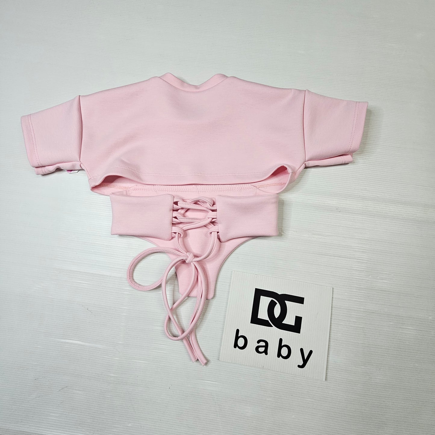 👗 Maglia Bambina Corpetto Lace-Up