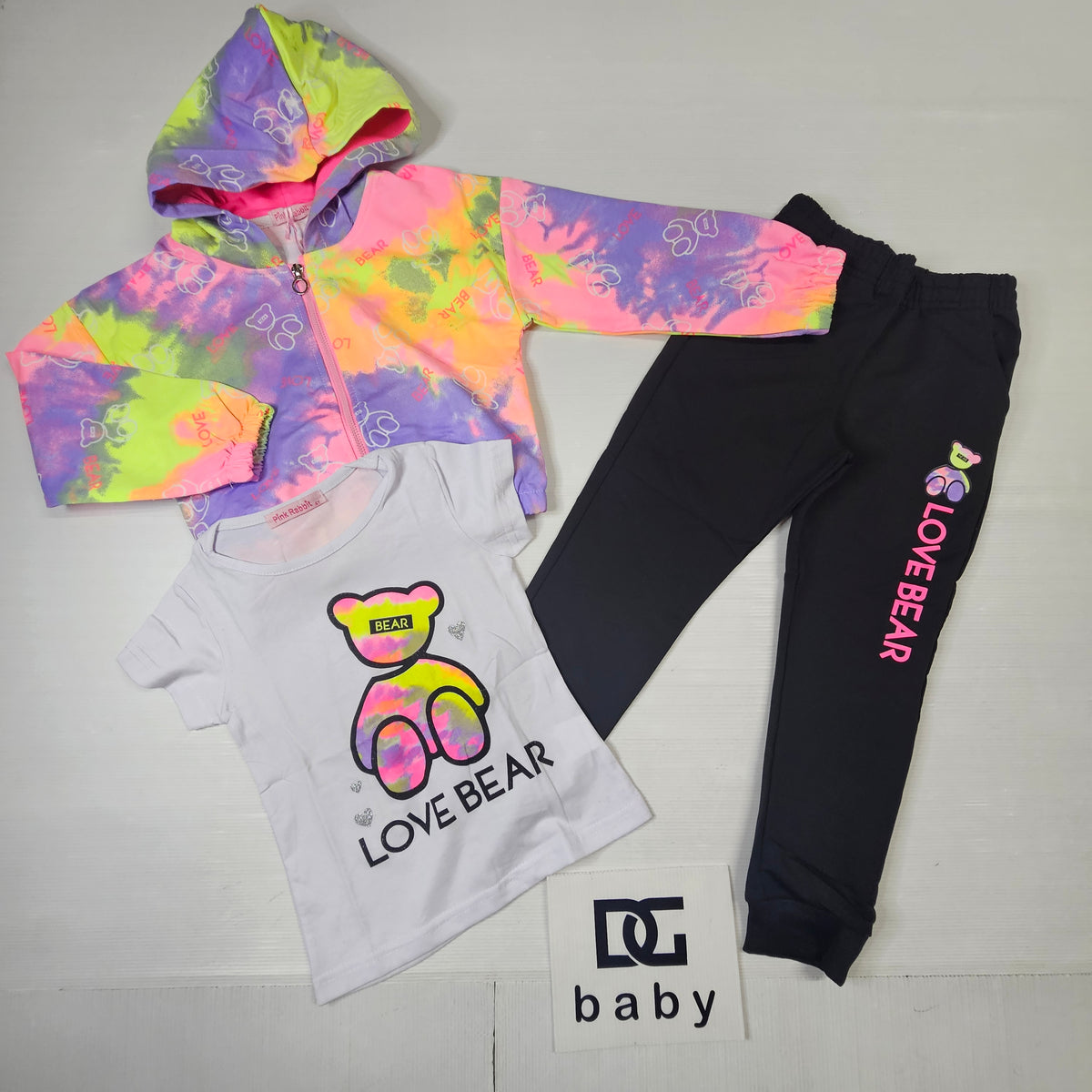 Completo Love Bear Pop – 3 Pezzi