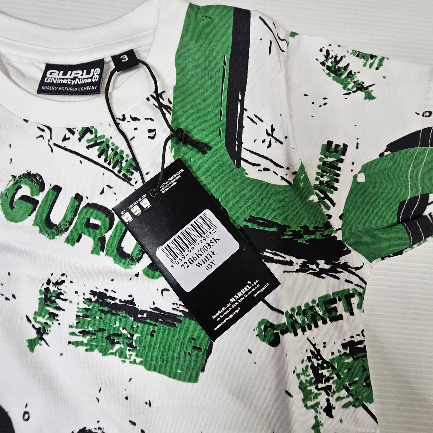 Completo bimbo Guru G99 72B6K0035K t-shirt stampa + bermuda