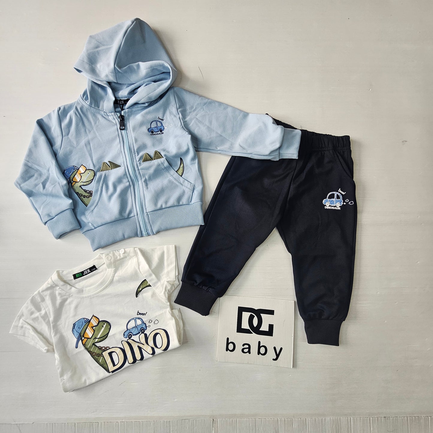 Completo Neonato Dino 3 Pezzi