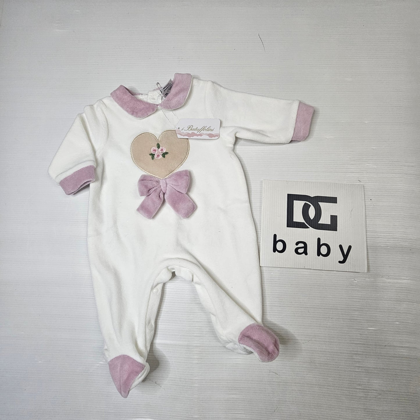 Tutina in Ciniglia Neonata CP5482F