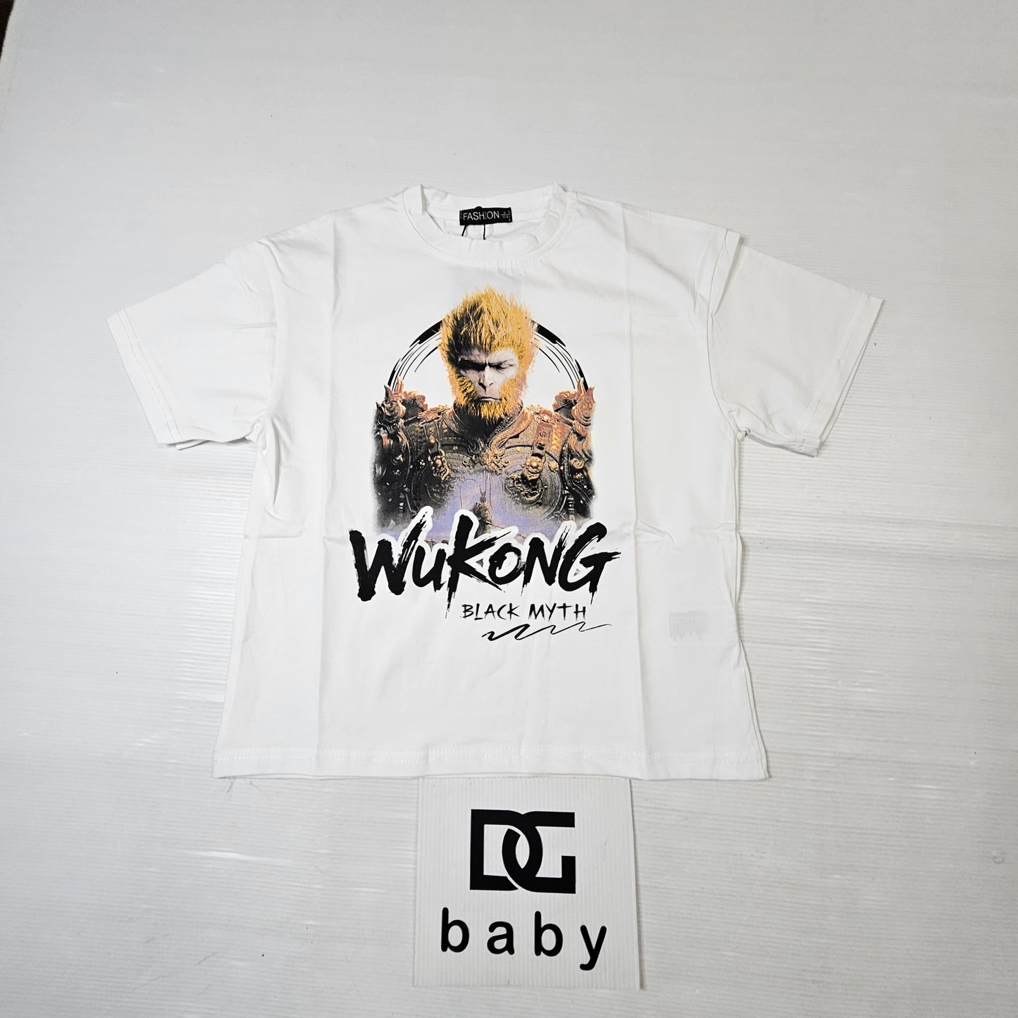 T-shirt bambino “Wukong Street” vestibilità ampia stampa grafica