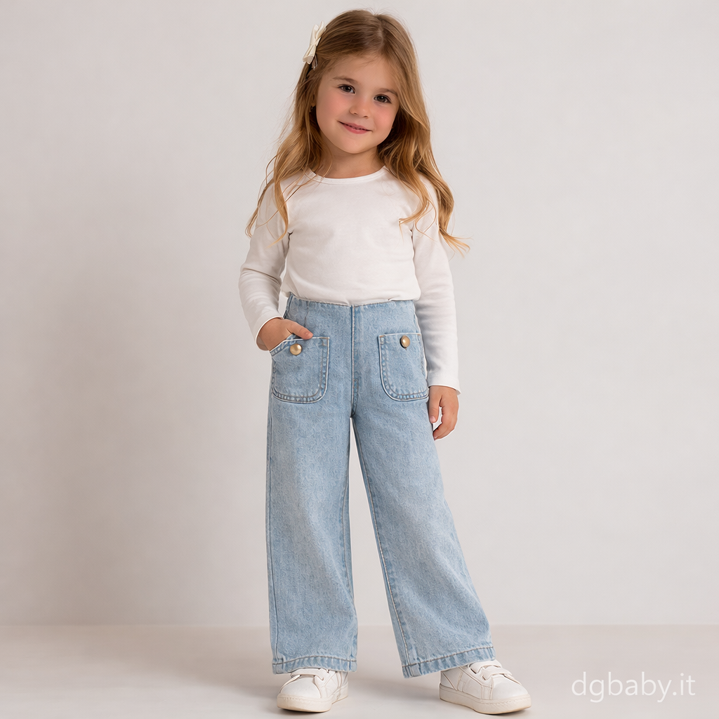 ๐ Jeans Bambina Denim Stella