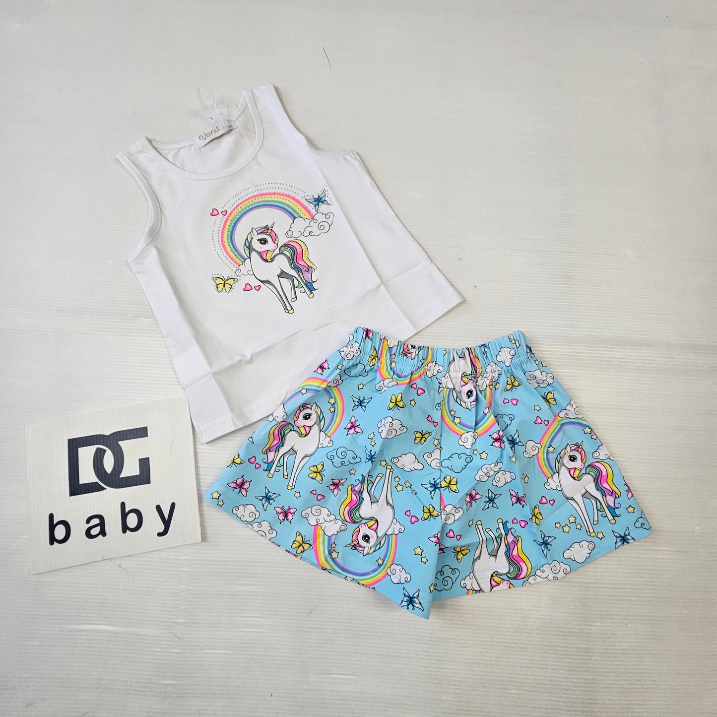Completo Neonata Unicorno
