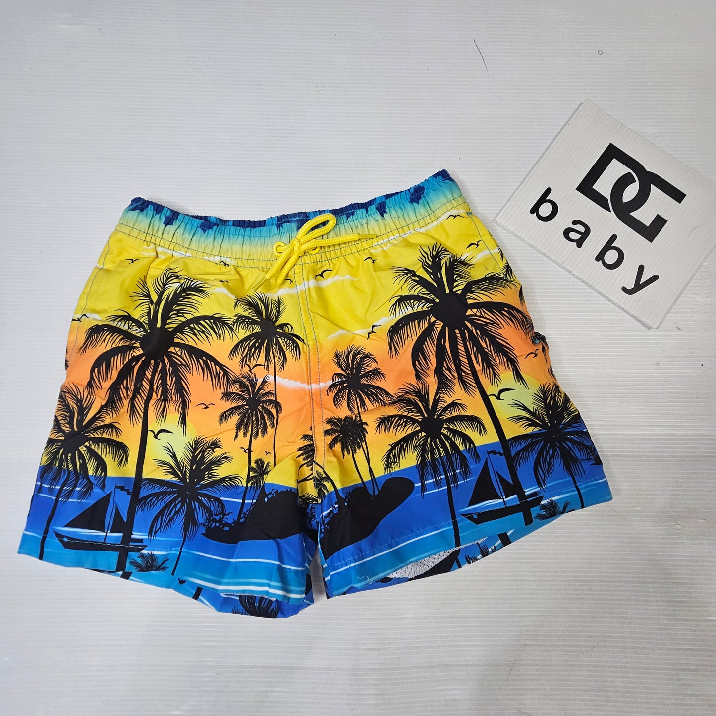 Costume Mare Bambino Fantasia Tropicale Palme