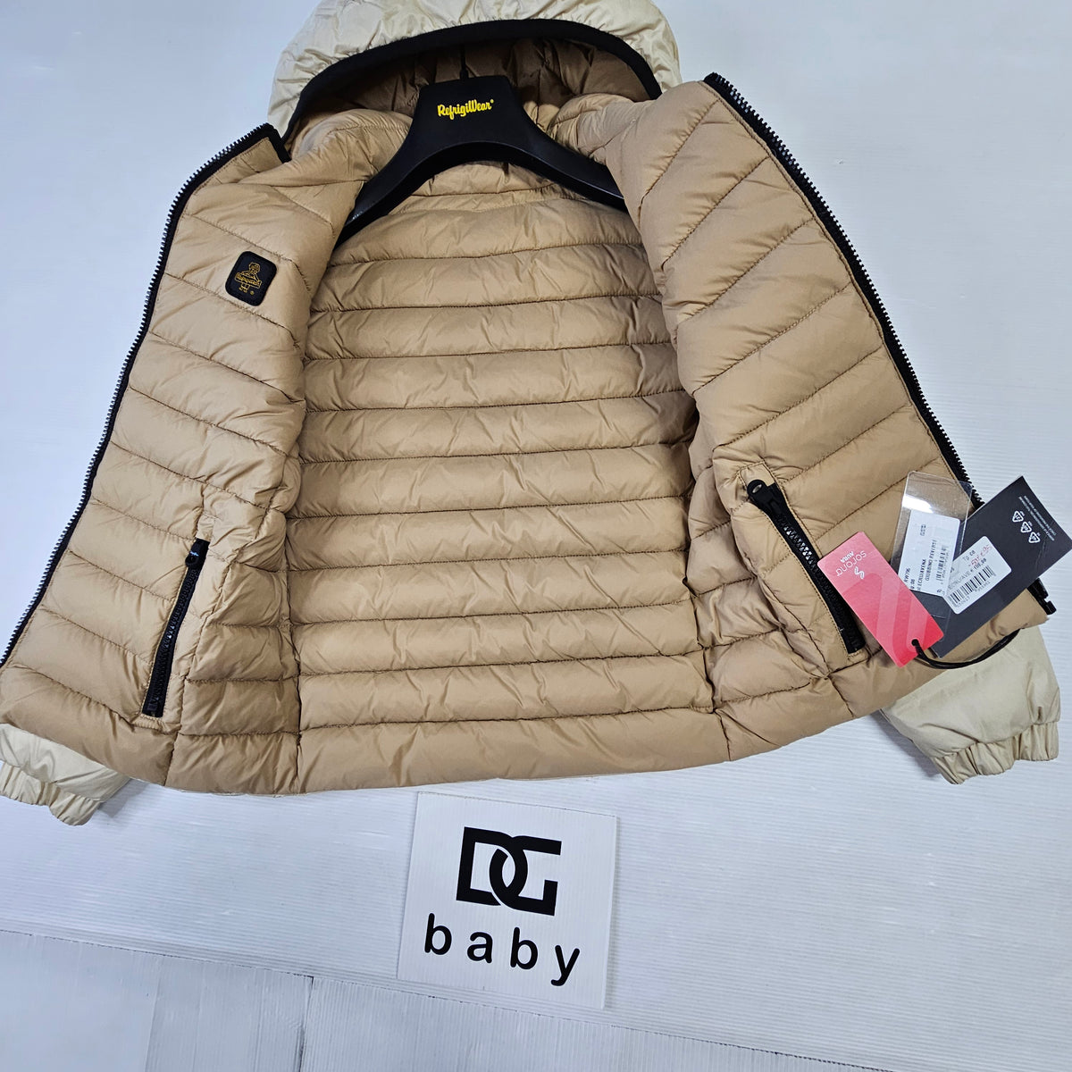REFRIGWEAR RW795 – Piumino Reversibile Beige/Tortora 🧥🤍