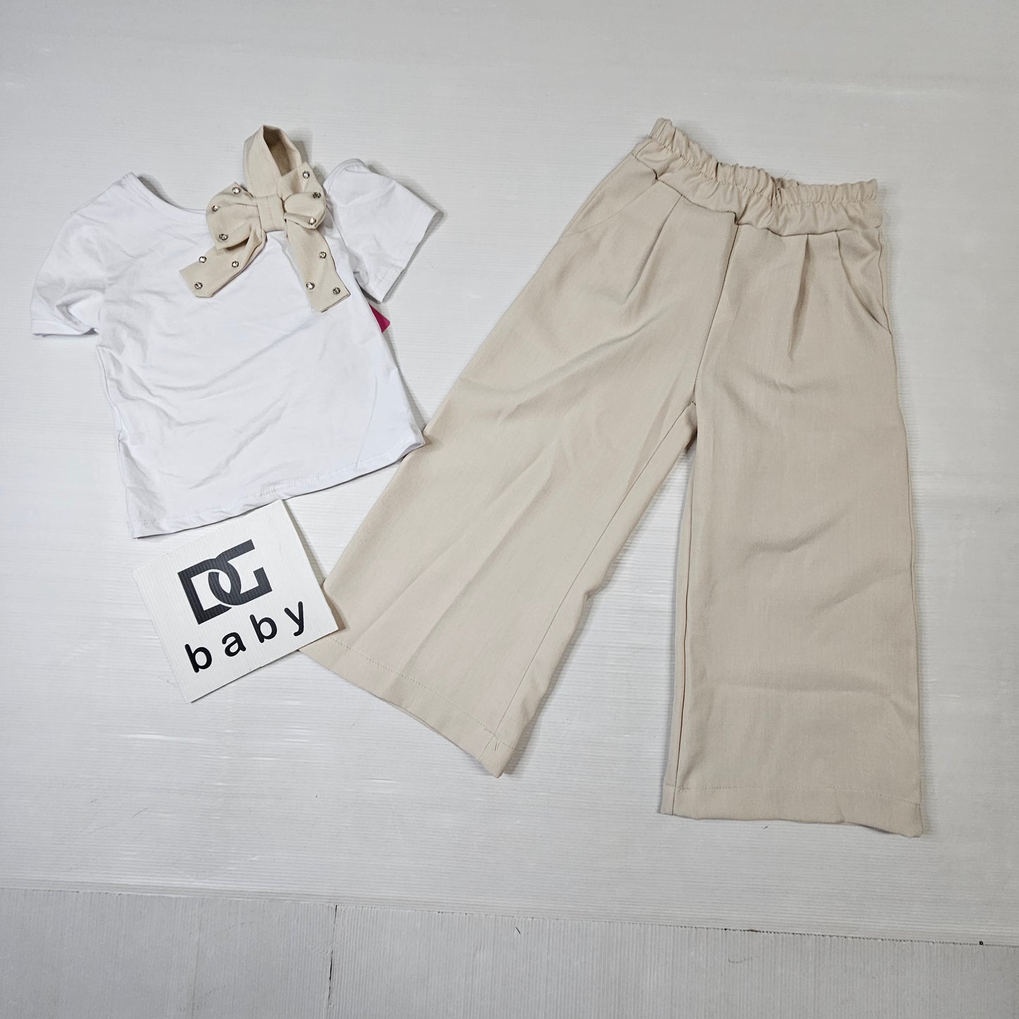 π Completo Bambina Fiocco Chic Palazzo