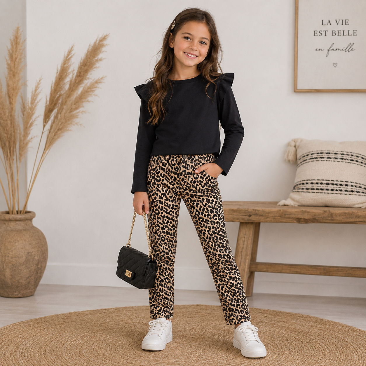 Pantalone Bambina Wild Leo