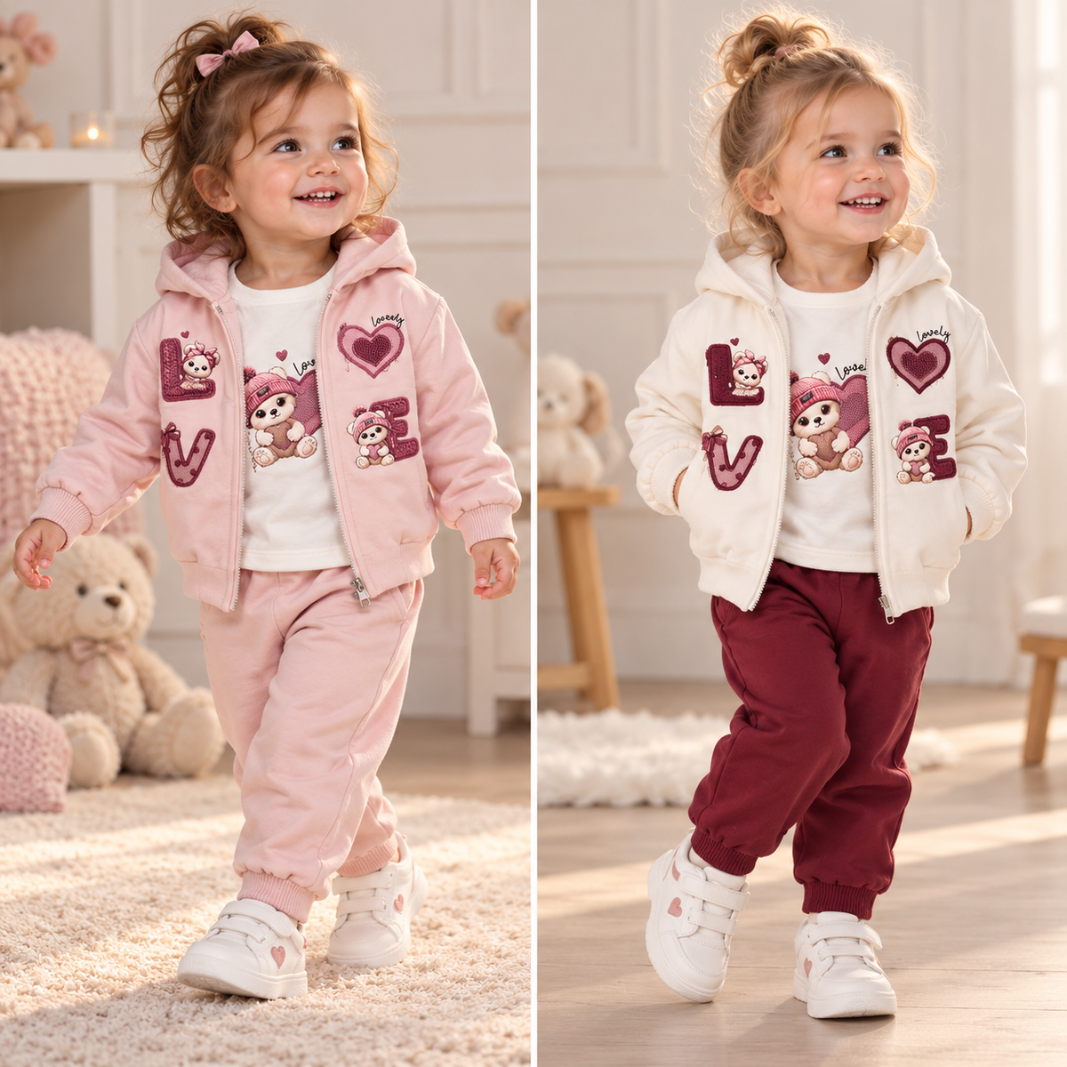 Completo Neonata Lovely Invernale 3 Pezzi