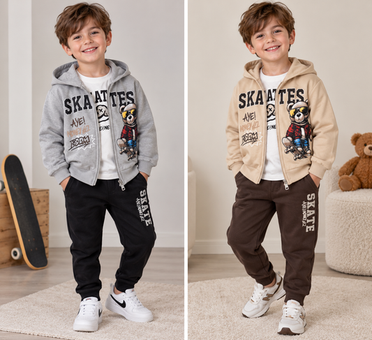 Completo Bambino Skates Invernale 3 Pezzi