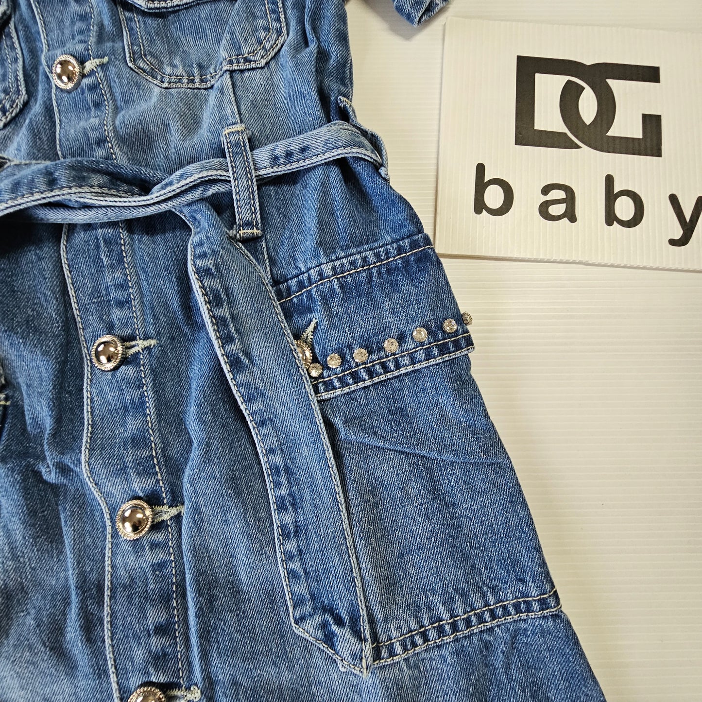 vestitino JEANS STRASS