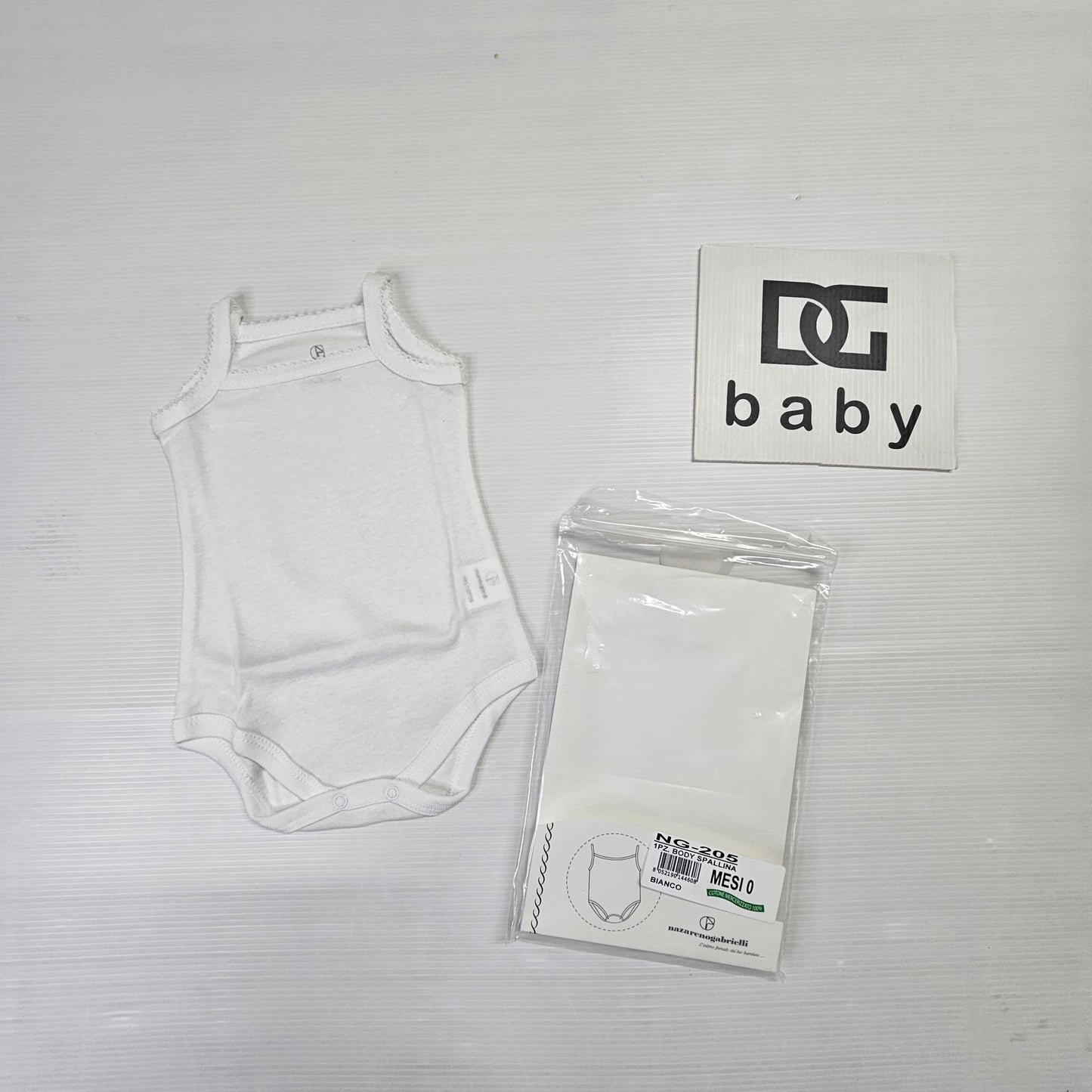 body bianco 205 spalla stretta