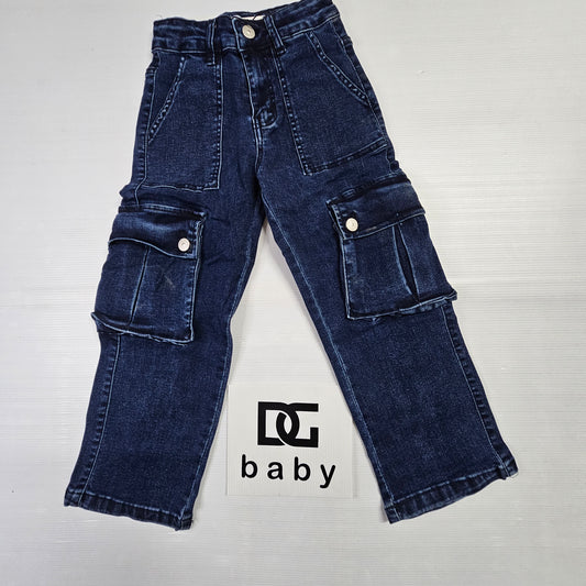 pantalone jeans GIRL CARGO TASCHE