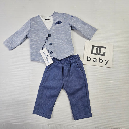 completo neonato AZZURRO