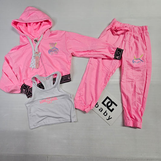 completo tuta LOVE GIRL TRIS