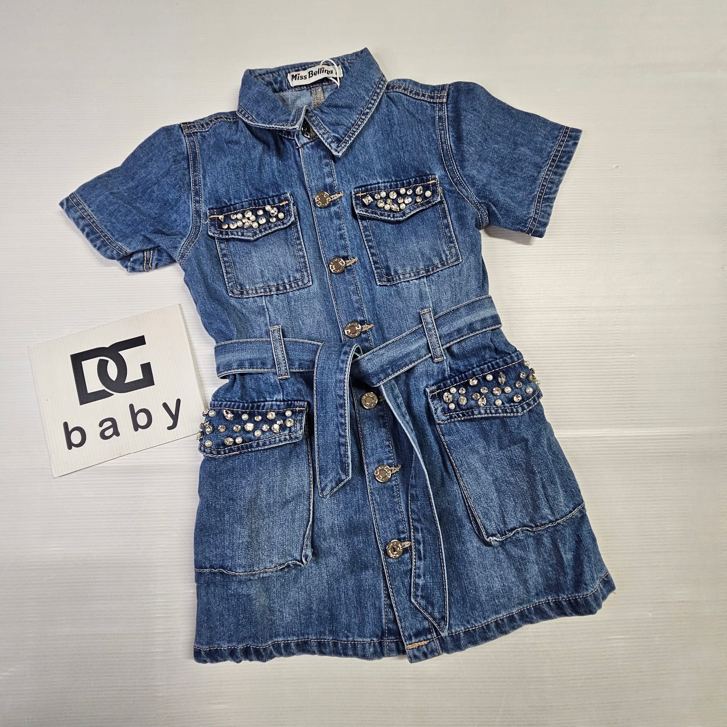vestitino JEANS STRASS