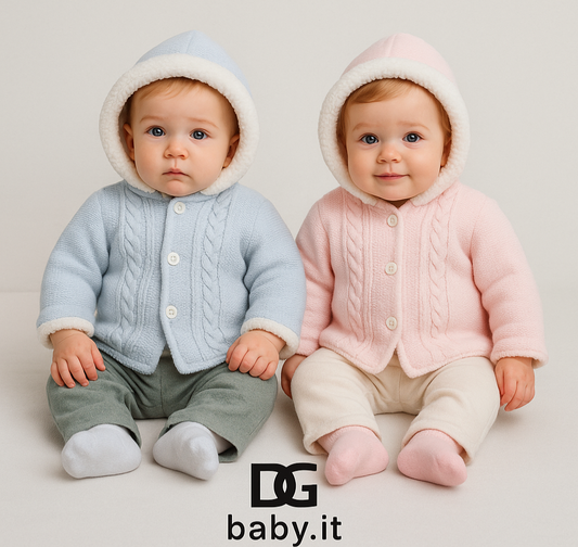 Cappottino Baby in Lanetta Mélanie 🧸❄️